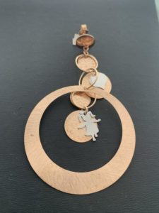 Mono orecchino in argento 