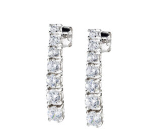 Amen Orecchini Pendenti con Zirconi