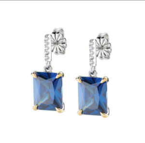 Amen Orecchini in Argento con Pietre Colorate