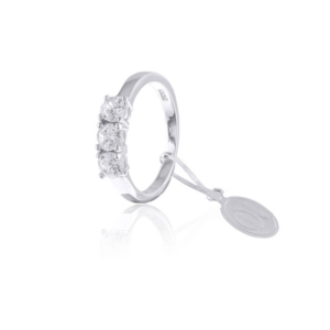 Unoaerre Anello in Argento Trilogy