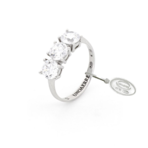 Unoaerre Anello Trilogy in Argento