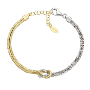 Bracciale nodo d’amore in argento