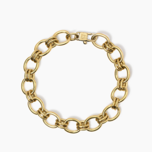 Bracciale in acciaio dorato