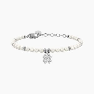 Bracciale con perle in acciaio kidult €32