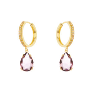 Orecchini pendenti viola Sodini € 29