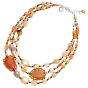 Collana con pietre e cristalli Ottaviani