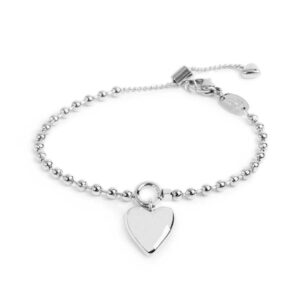 Bracciale in acciaio con cuore o stella  €15