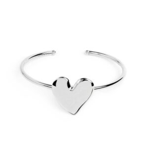 Bracciale in acciaio con cuore € 18