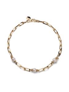 Collana girocollo con perle