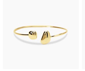Bracciale rigido kidult dorato